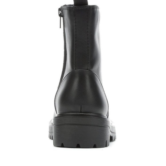 NWT Black Combat Boots, Size 7.5 - Picture 9 of 9